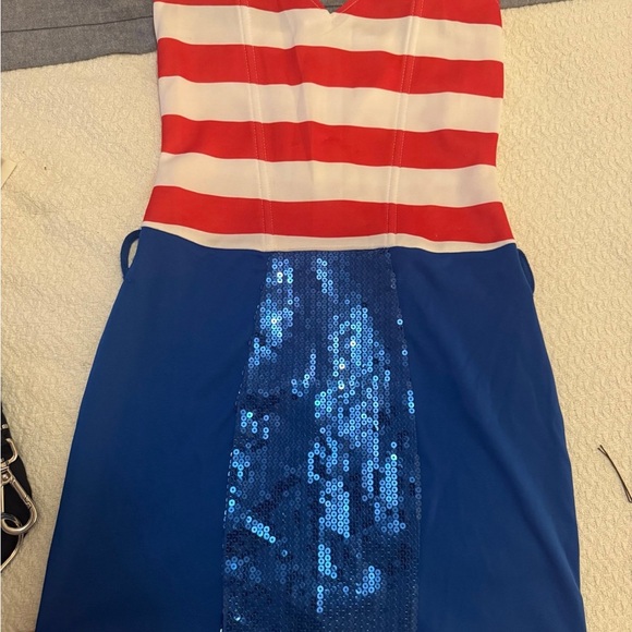 Sailor Costume (plus captain set) - Red, White, and Blue - Picture 7 of 11